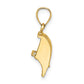 3-D Cranberry Scoop Charm - WBC