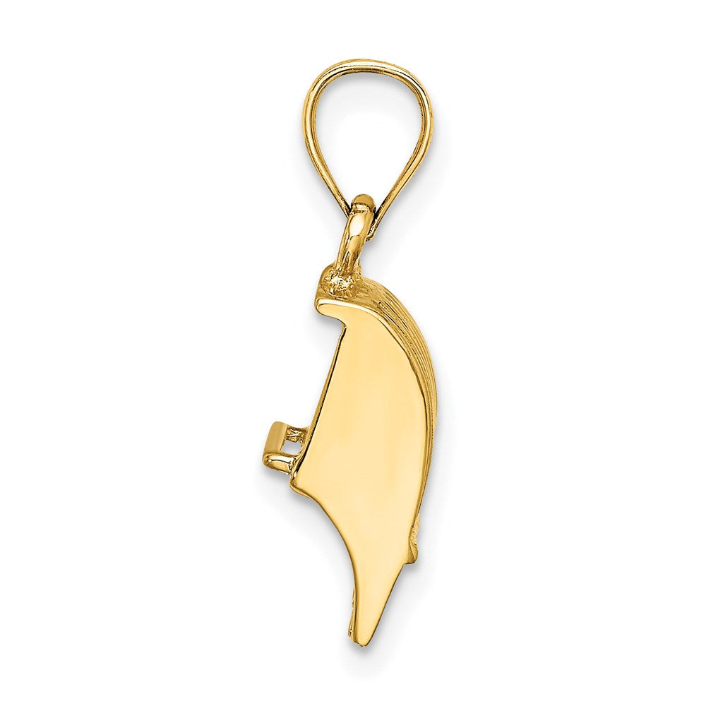 3-D Cranberry Scoop Charm - WBC