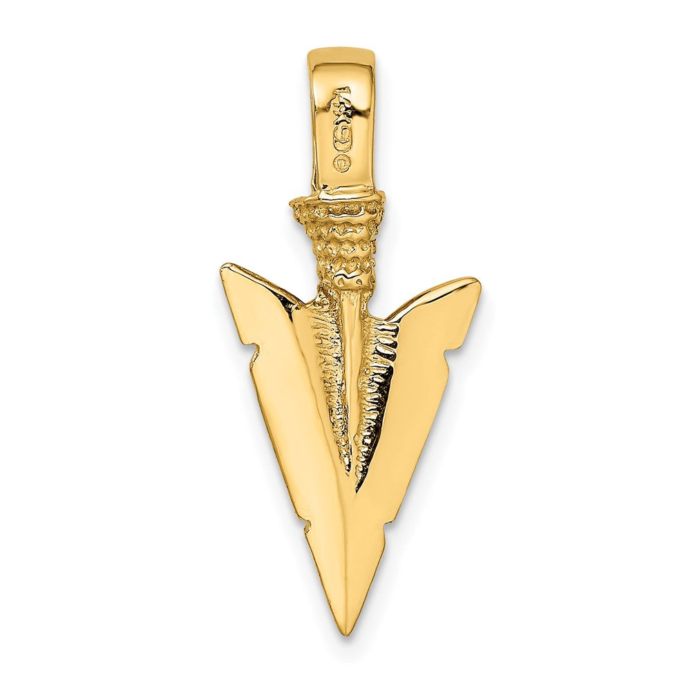 3-D Arrowhead Charm - WBC