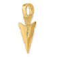 3-D Arrowhead Charm - WBC