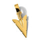 3-D Arrowhead Charm - WBC