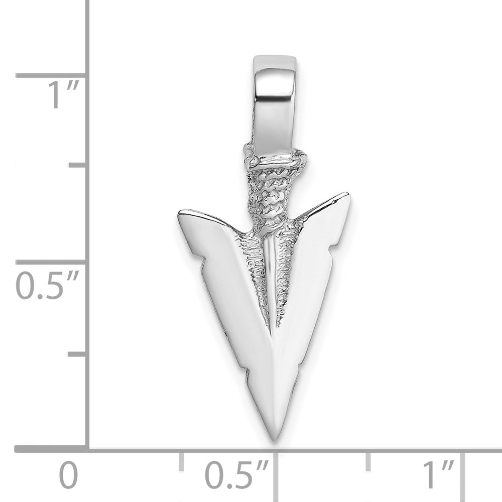 3-D Arrowhead Charm - WBC