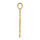 Cut-Out Polished Dog Bone Charm - WBC
