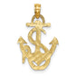 Polished Anchor and Rope Charm - WBC