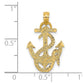 Polished Anchor and Rope Charm - WBC