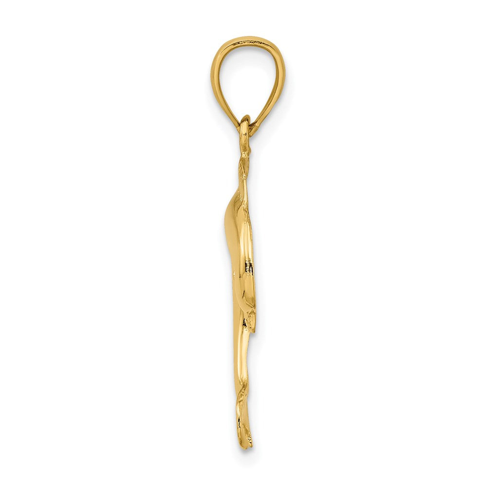 Polished Jumping Dolphin Charm - WBC