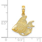 Textured Angelfish Charm - WBC