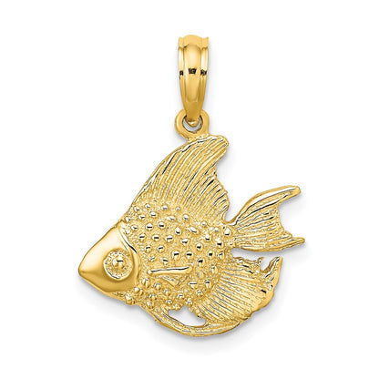 Textured Angelfish Charm - WBC
