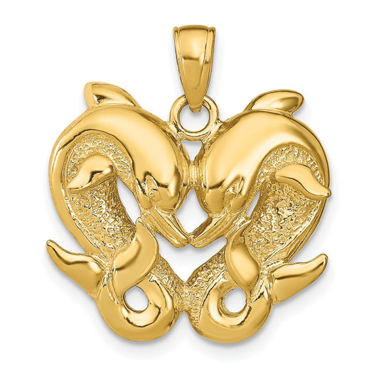 Twin Dolphins Pendant - WBC