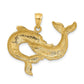 Polished Two Dolphins Together Charm - WBC