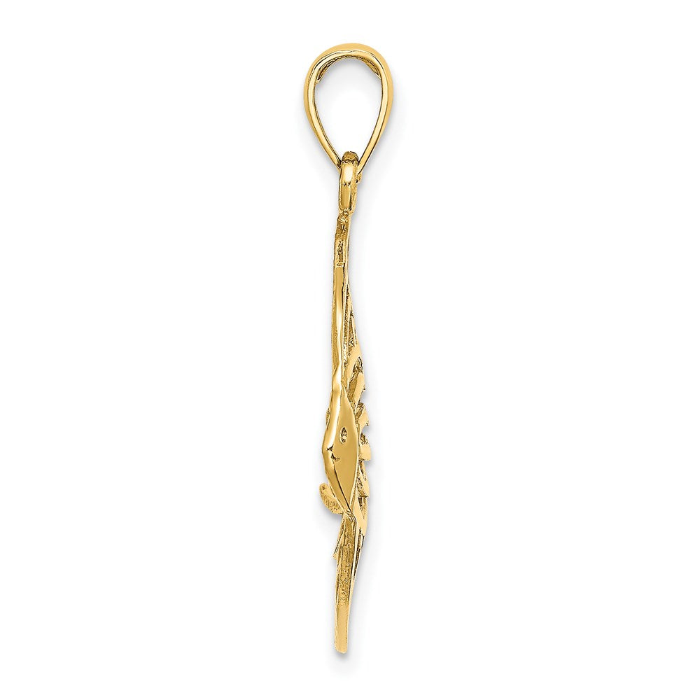 Cut-Out Angelfish Charm - WBC