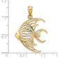 Cut-Out Angelfish Charm - WBC