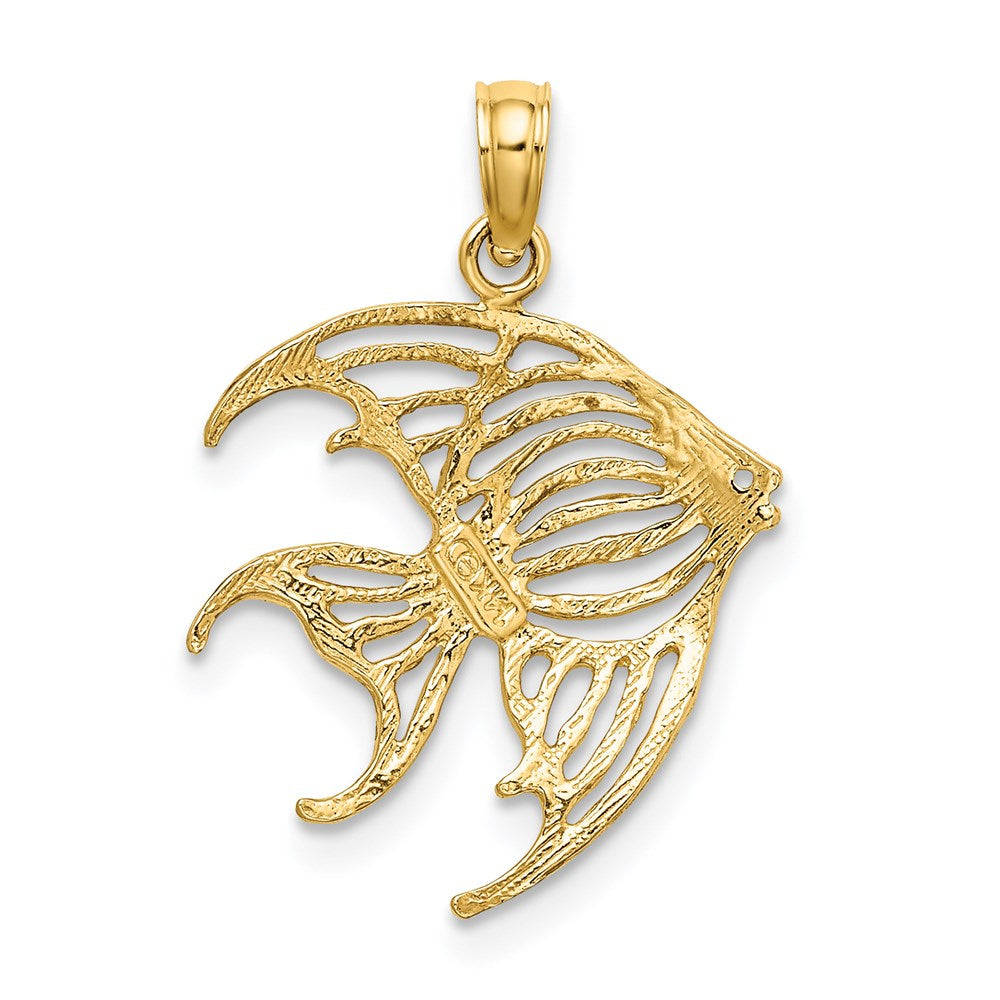 Cut-Out Angelfish Charm - WBC