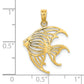 Cut-Out Angelfish Charm - WBC