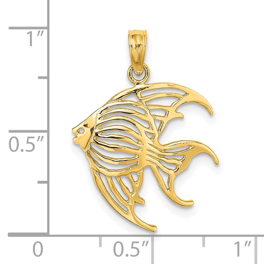 Cut-Out Angelfish Charm - WBC