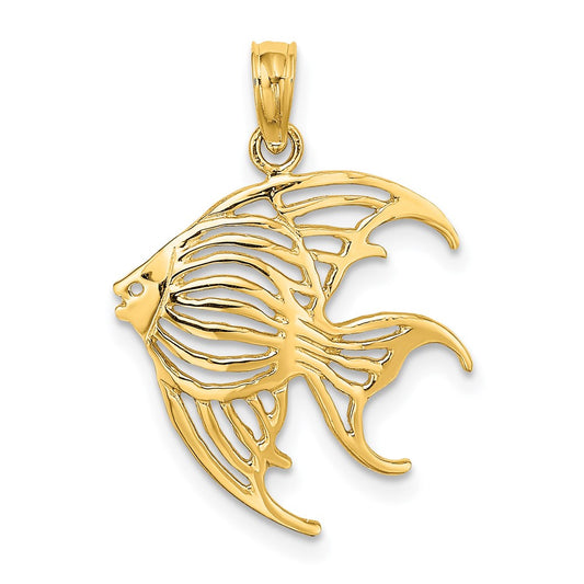 Cut-Out Angelfish Charm - WBC
