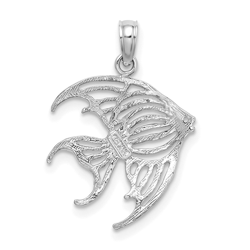 Cut-Out Angelfish Charm - WBC