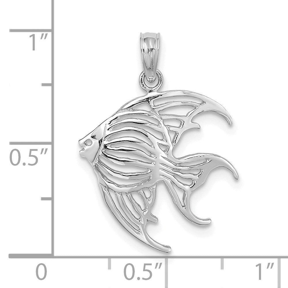 Cut-Out Angelfish Charm - WBC