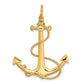 3-D Large Anchor with Rope Charm - WBC