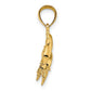 Polished Four Dolphins Swimming Charm - WBC