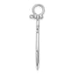 3-D Polished Large Anchor Charm - WBC