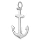 3-D Polished Large Anchor Charm - WBC