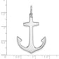 3-D Polished Large Anchor Charm - WBC