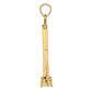 Large 3-D Fluke-Style Anchor with Moveable Fins Pendant - WBC