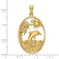 Dolphin Jumping in Ocean Scene Charm - WBC