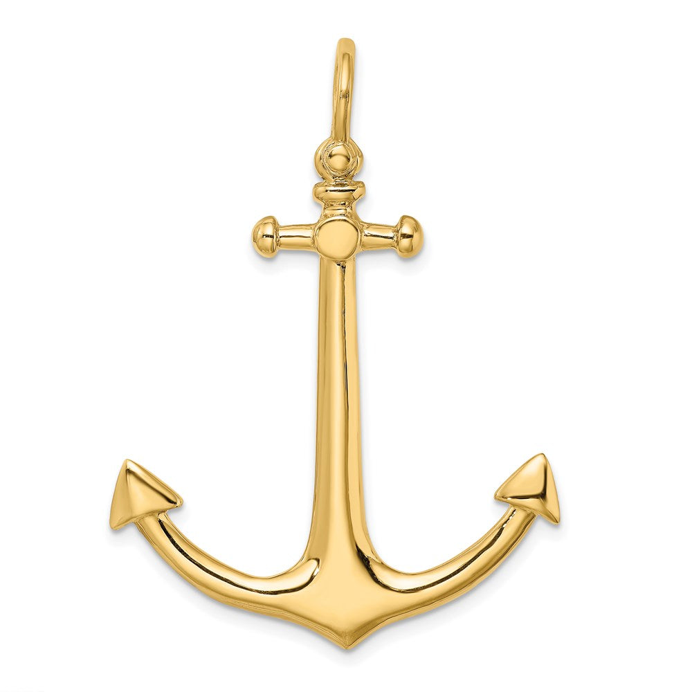 3-D Large Anchor Charm - WBC