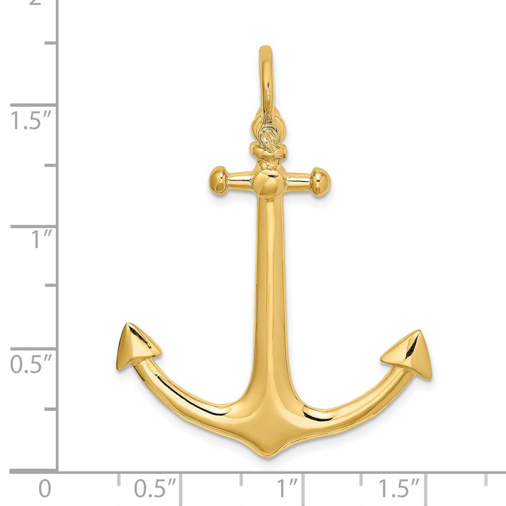 3-D Large Anchor Charm - WBC