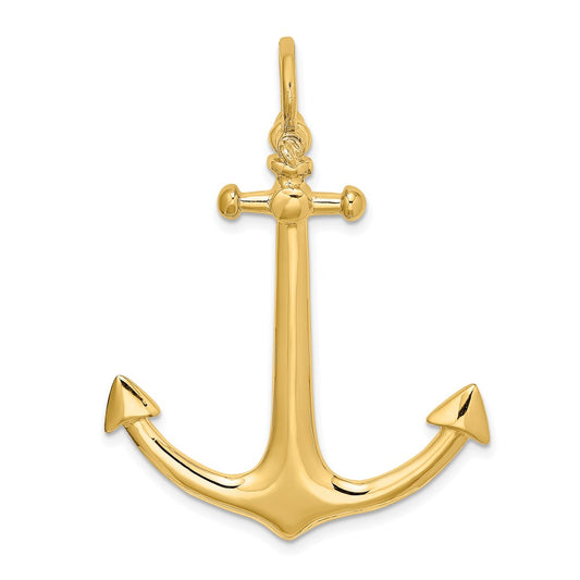3-D Large Anchor Charm - WBC