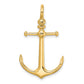 3-D Anchor with Shackle Bail Charm - WBC