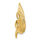 Polished Textured Dolphin Charm - WBC