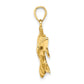 Polished Swimming Dolphin Charm - WBC