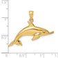 Polished Swimming Dolphin Charm - WBC