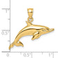 Polished Swimming Dolphin Charm - WBC