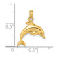 3-D Dolphin Jumping Charm - WBC