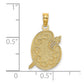 Engraved Textured Painters Palette Charm - WBC