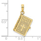 3-D HOLY BIBLE with Lord's Prayer and Moveable Pages Pendant - WBC