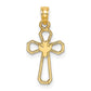 Cut-Out Cross with Dove Charm - WBC