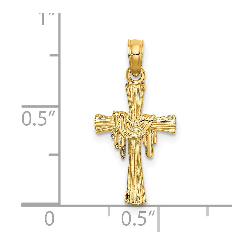 Cross with Drape Charm - WBC