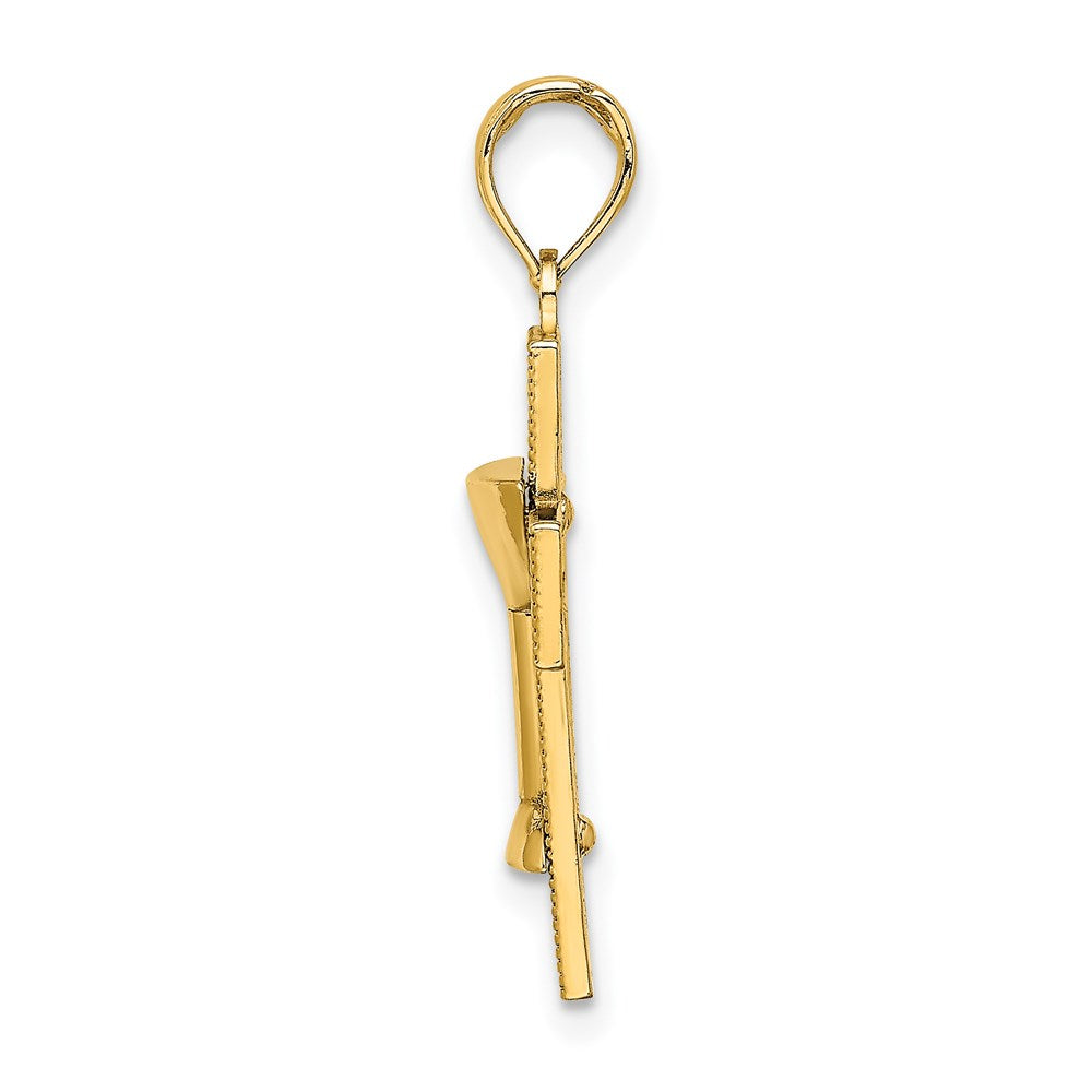 Polished Cross with Communion Cup Charm - WBC