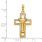 Polished Cross with Communion Cup Charm - WBC