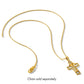 Polished Cross with Communion Cup Charm - WBC