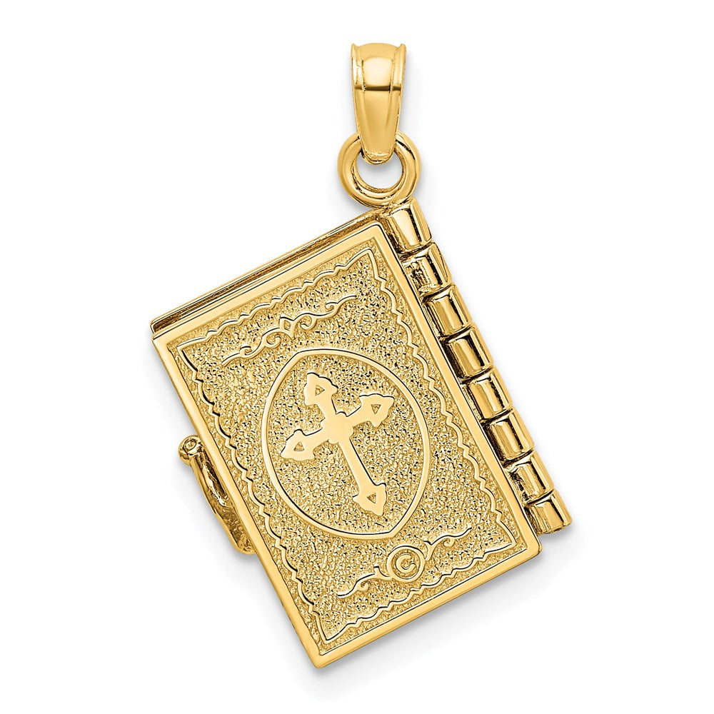 3-D THE JABEZ PRAYER Book 1st Chronicles 4:10 Moveable Pages Pendant - WBC
