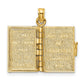 3-D THE JABEZ PRAYER Book 1st Chronicles 4:10 Moveable Pages Pendant - WBC
