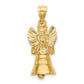 3-D Moveable Angel Bell Charm - WBC