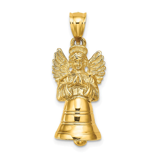 3-D Moveable Angel Bell Charm - WBC