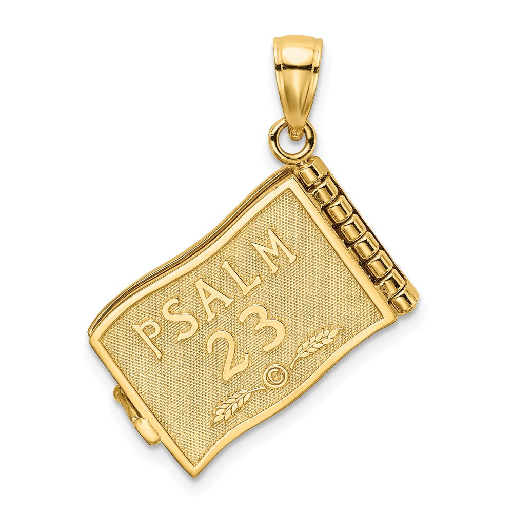 3-D THE LORD IS MY SHEPHERD Book Psalm 23 with Moveable Pages Pendant - WBC